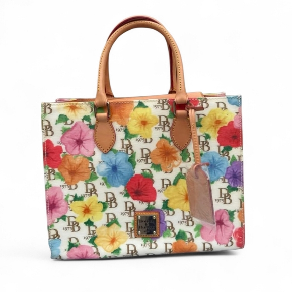 Dooney & Bourke Handbags - Dooney & Bourke Floral Janine Satchel